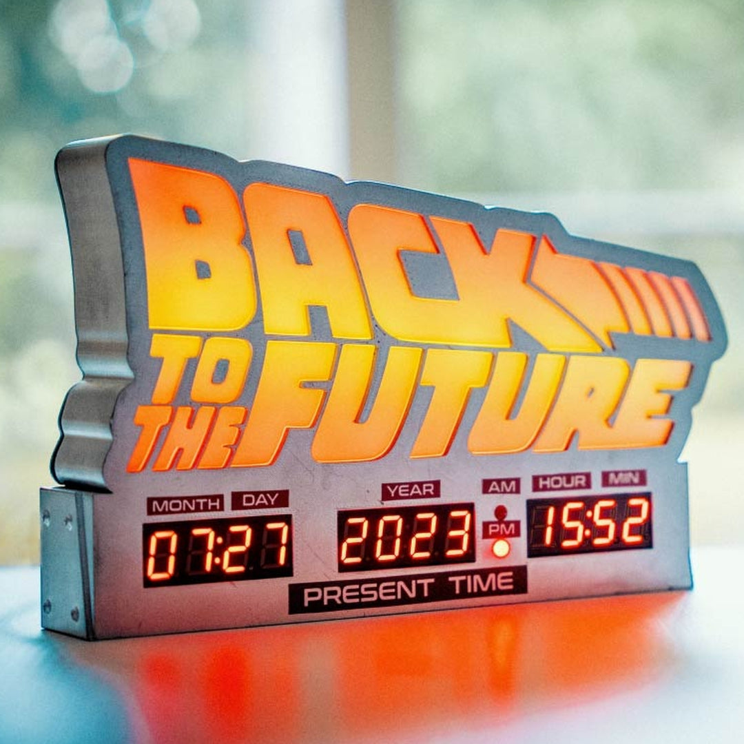 Horloge Delorean Retour Vers le Futur avec LED (OFFICIEL jéjélingé)