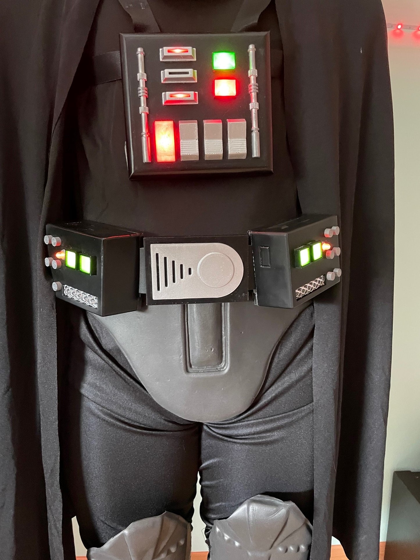 Ceinture / Plastron Dark Vador pour Cosplay avec ceinture en cuir véritable - Episode 3 - La Revanche des Sith