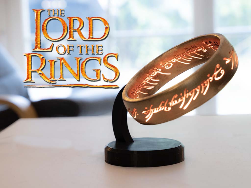 Lampe Anneau de Sauron - Lampe Anneau Seigneur des Anneaux - The Lord of the Rings (OFFICIEL jéjélingé)